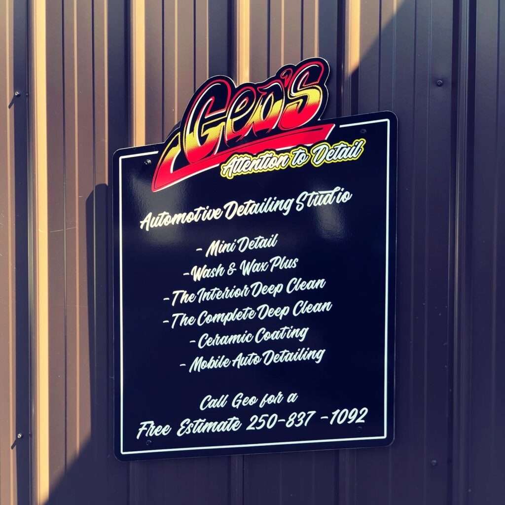 signage solutions logos lettering geo menu sign 18