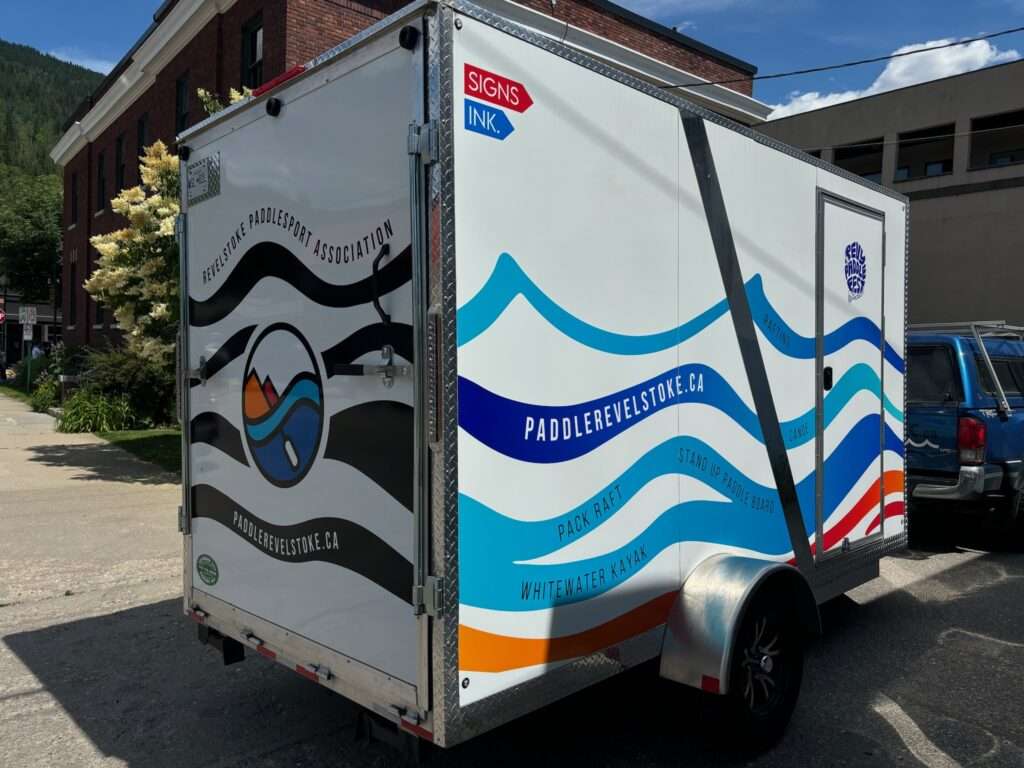 vehicle graphics paddle sport trailer 41